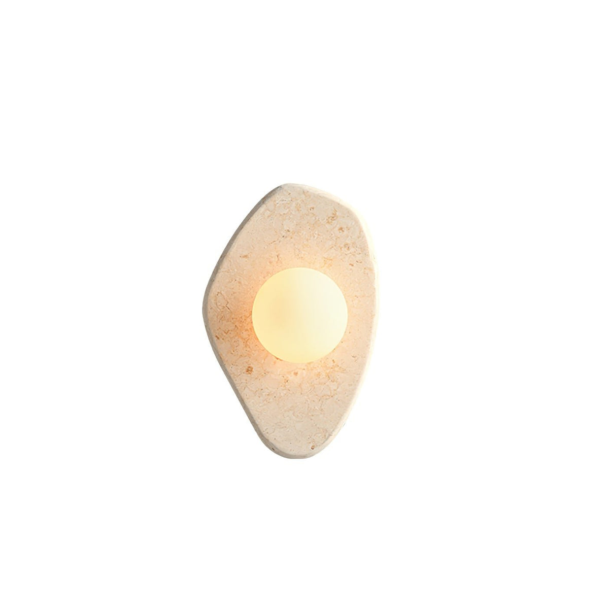 Pebble aplique de pared en mármol rústico