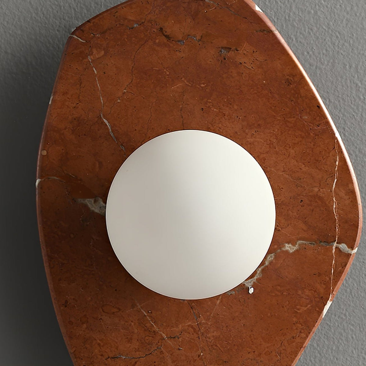 Pebble aplique de pared en mármol rústico