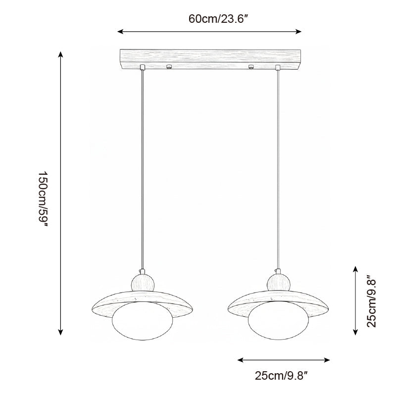 Lumirise lámpara colgante