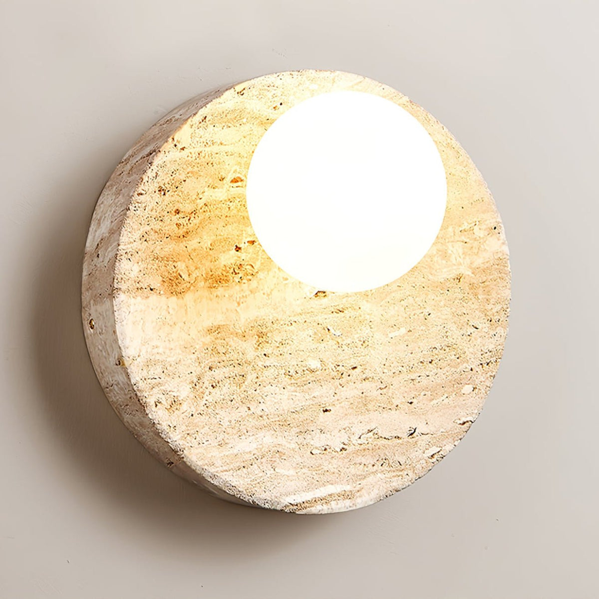 Kivros aplique de pared travertino