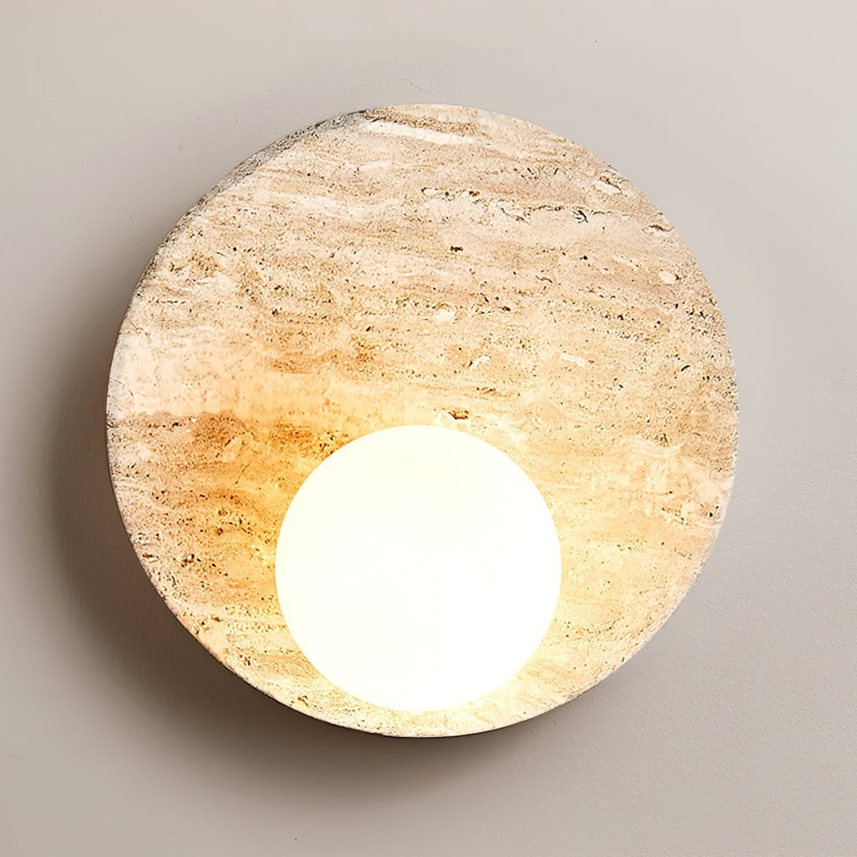 Kivros aplique de pared travertino