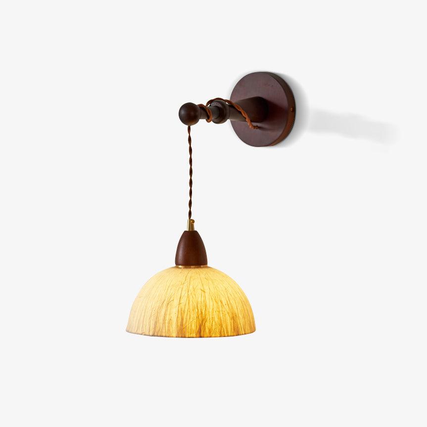Vitheos aplique de pared elegancia Natural de madera de nogal