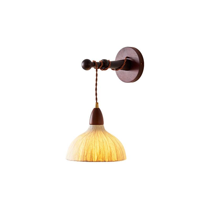 Vitheos aplique de pared elegancia Natural de madera de nogal