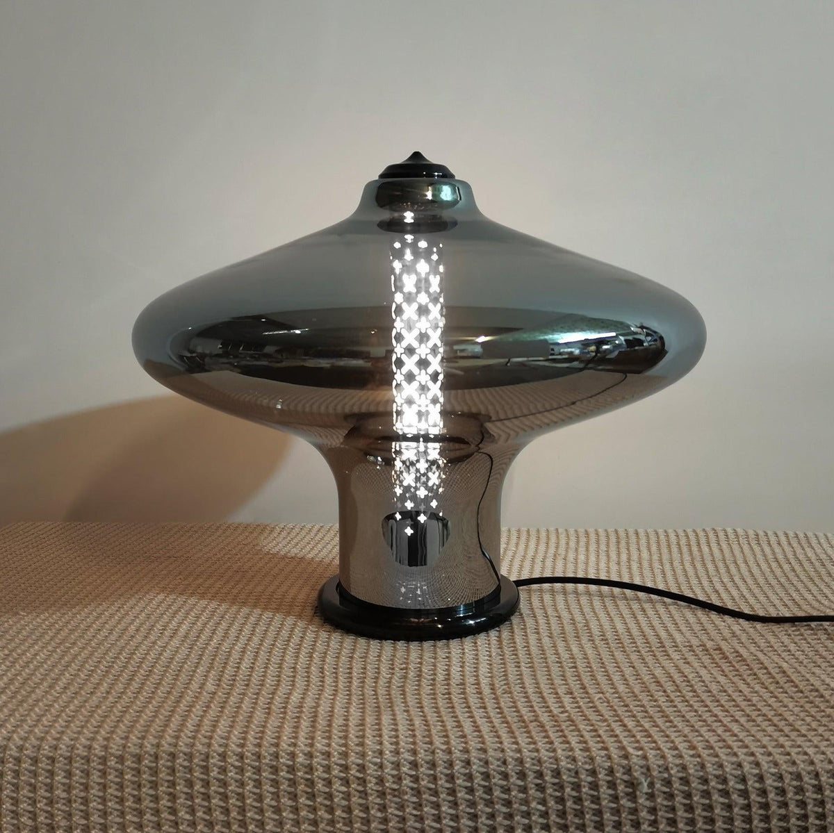 Anthony lámpara de mesa moderna de vidrio