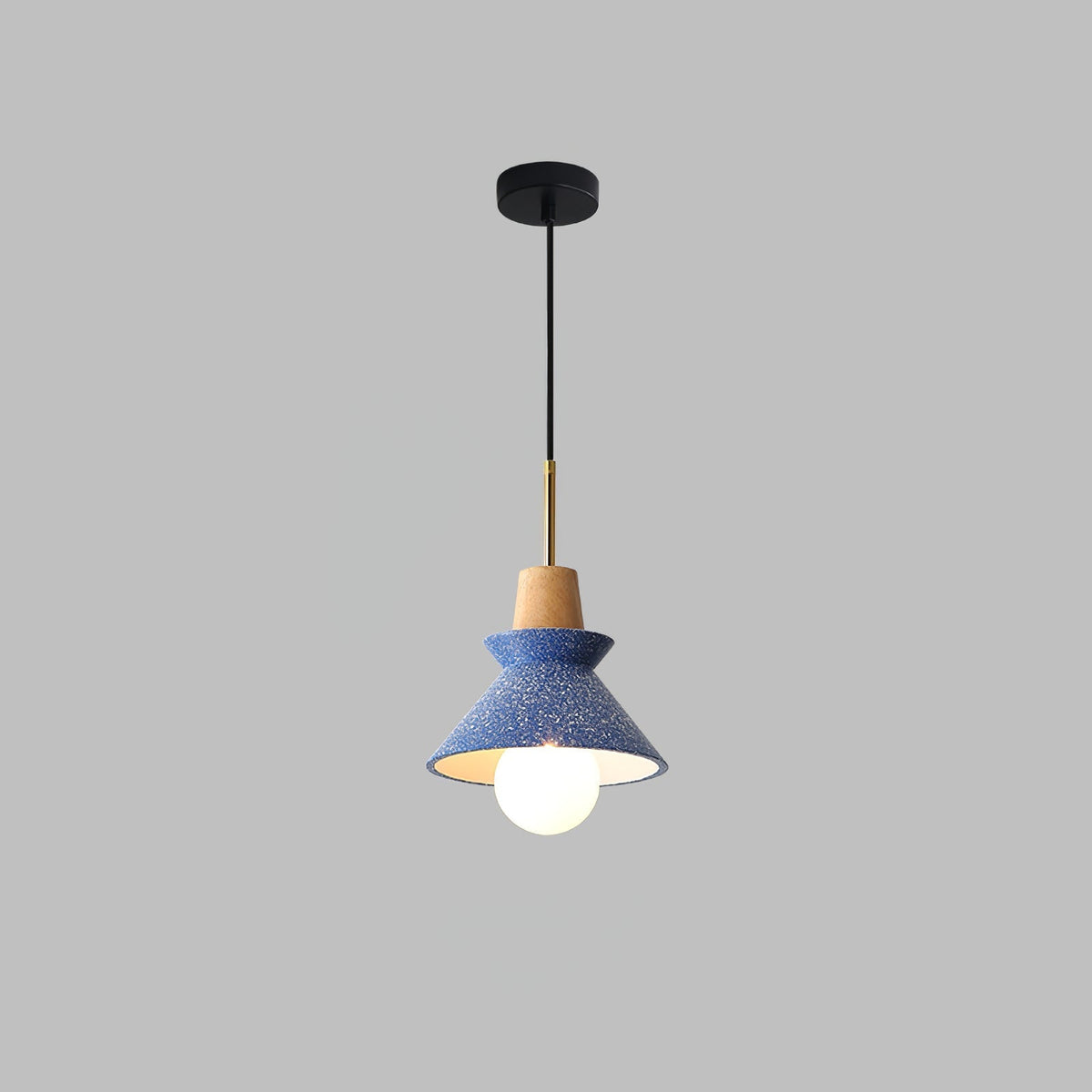 Revelo lámpara colgante de madera minimalista nórdica