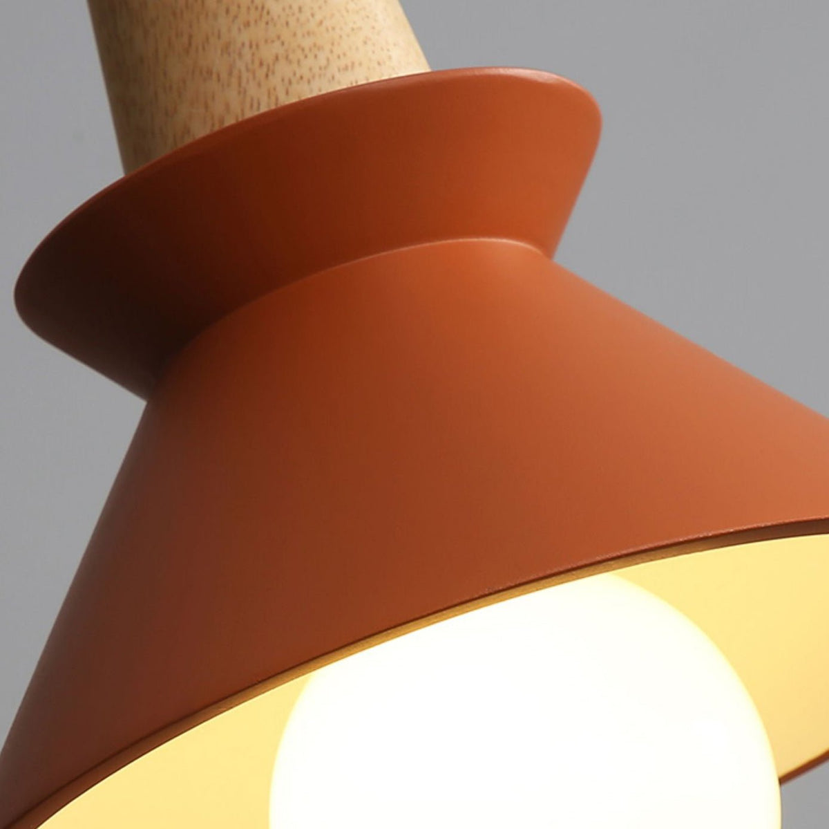 Revelo lámpara colgante de madera minimalista nórdica