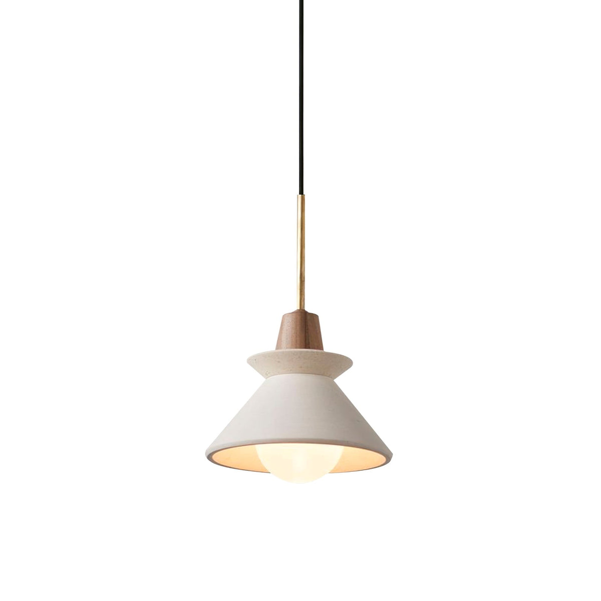 Revelo lámpara colgante de madera minimalista nórdica