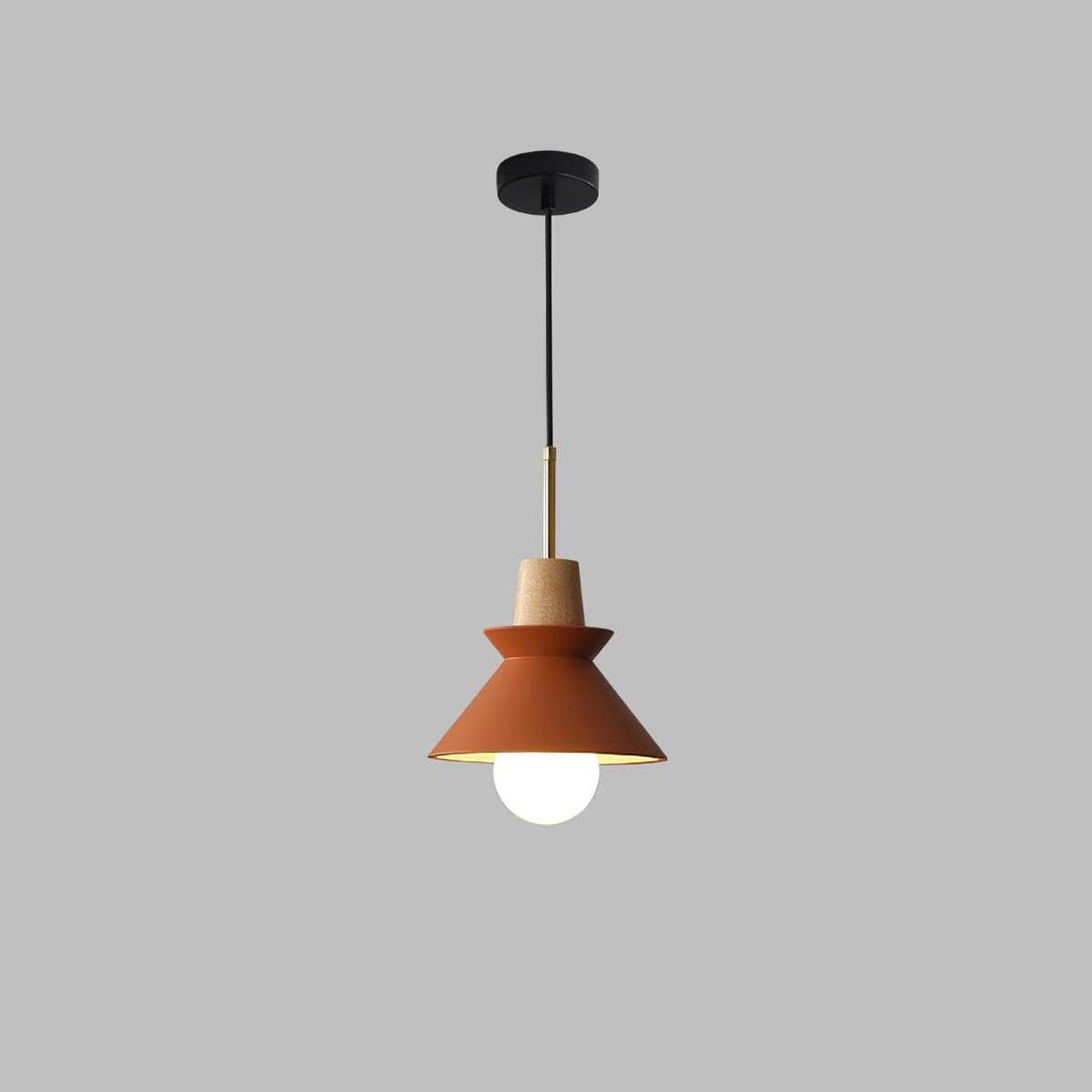 Revelo lámpara colgante de madera minimalista nórdica