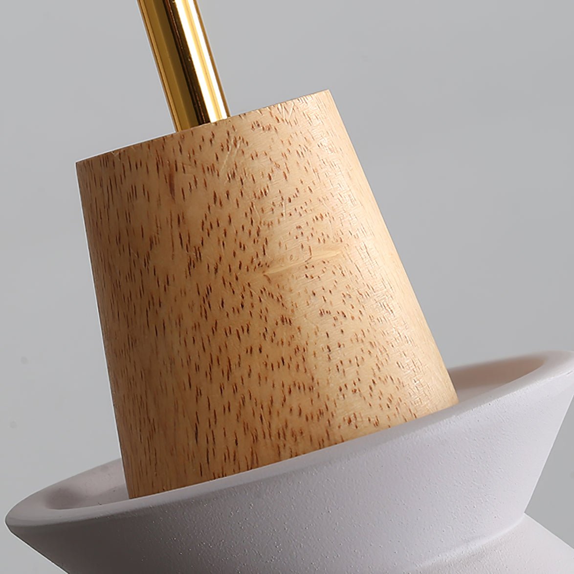 Revelo lámpara colgante de madera minimalista nórdica