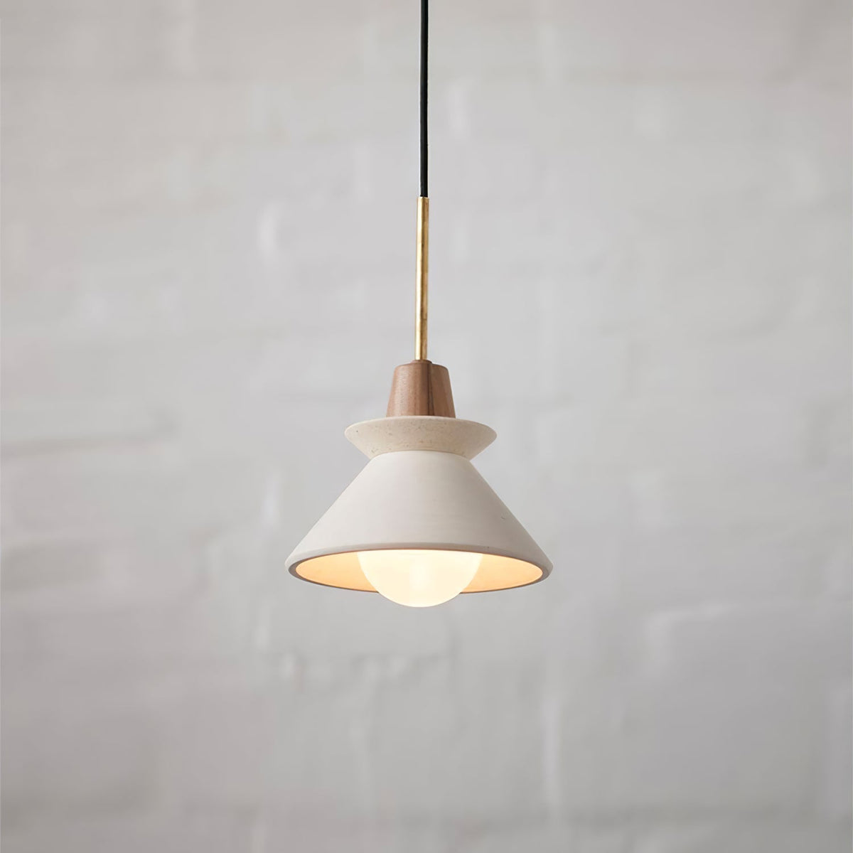 Revelo lámpara colgante de madera minimalista nórdica