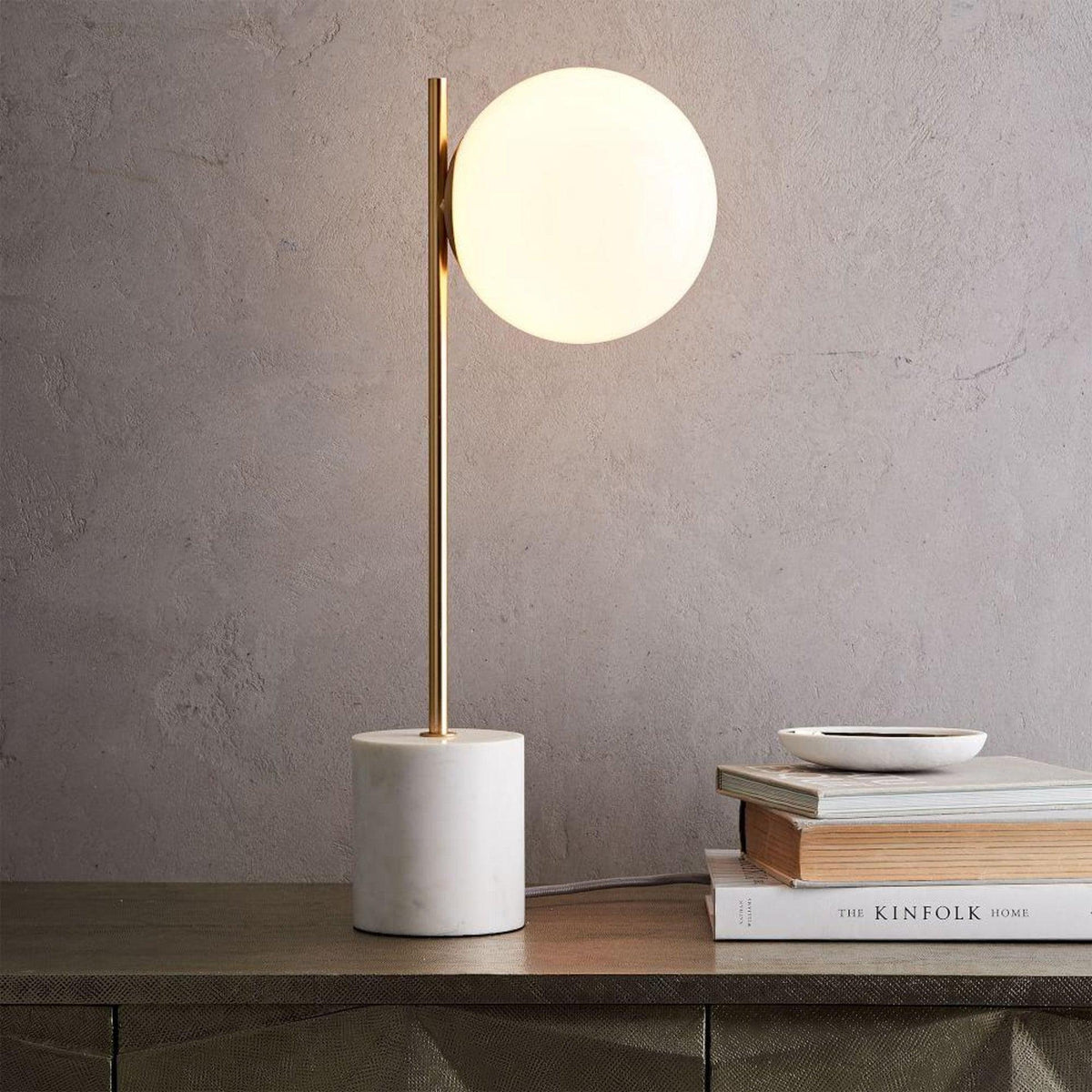Tocor lámpara de mesa de mármol minimalista