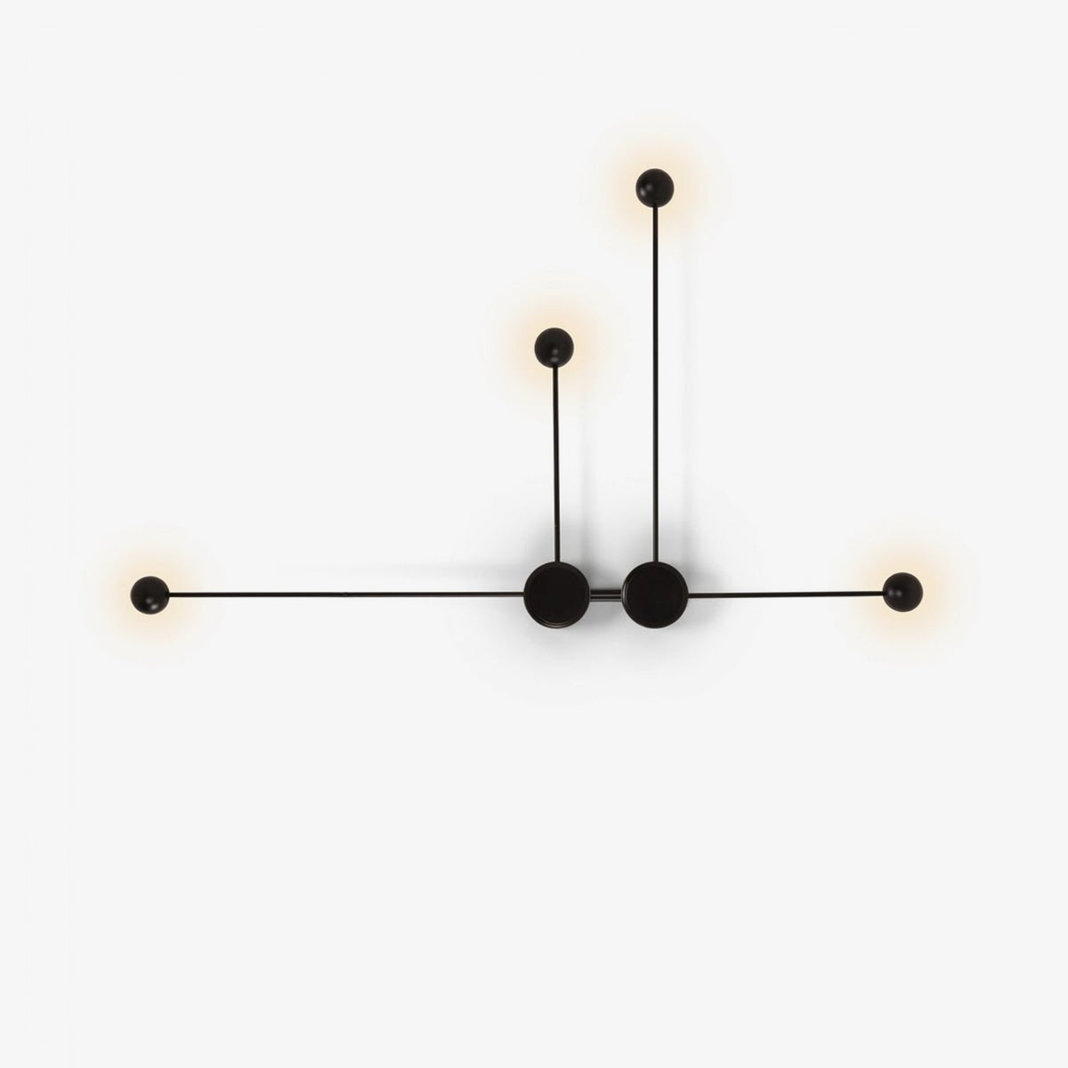 Esfera aplique de pared con tallo y LED