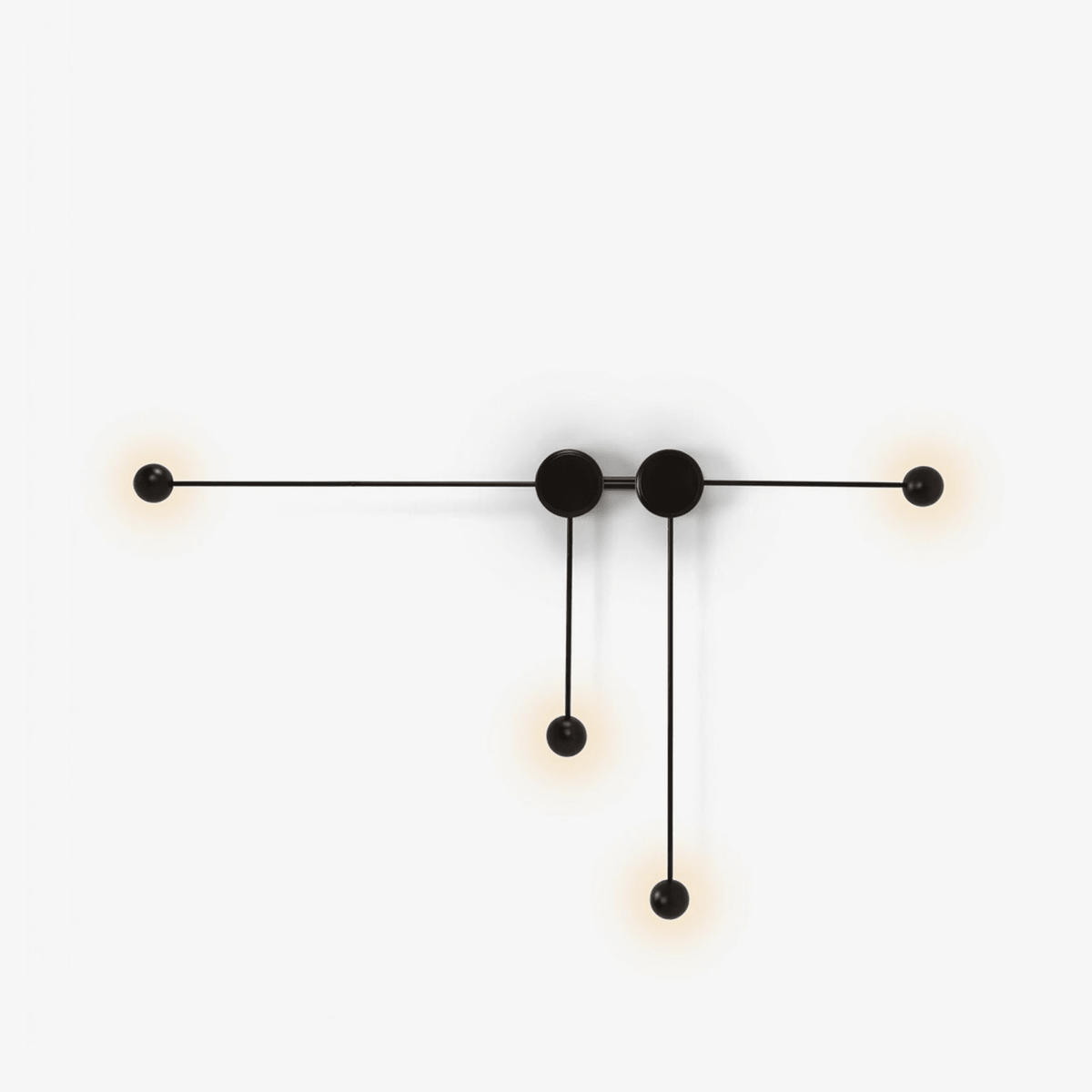 Esfera aplique de pared con tallo y LED