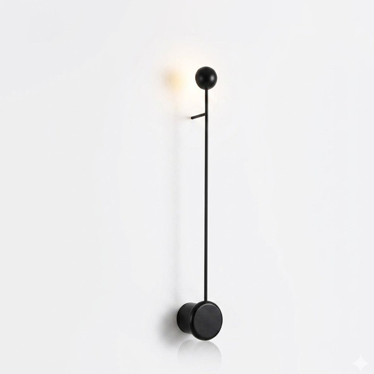 Esfera aplique de pared con tallo y LED