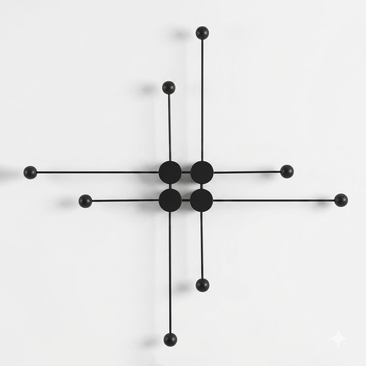 Esfera aplique de pared con tallo y LED