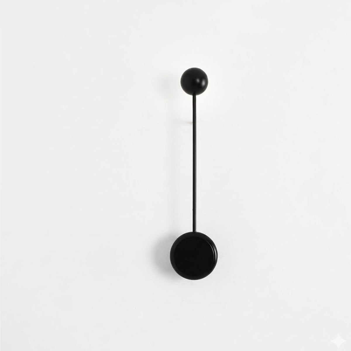 Esfera aplique de pared con tallo y LED