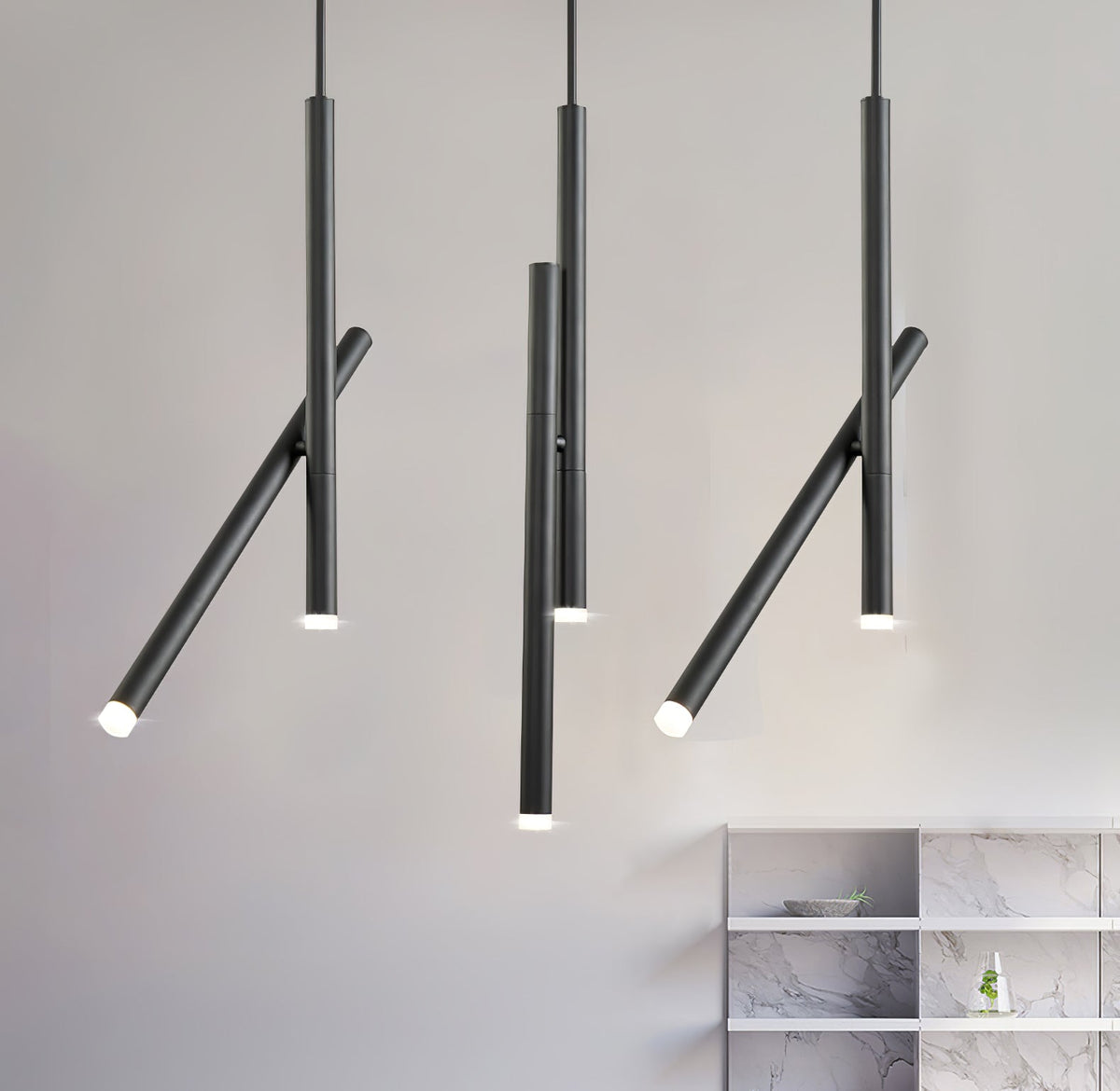Imogen lámpara colgante lineal minimalista