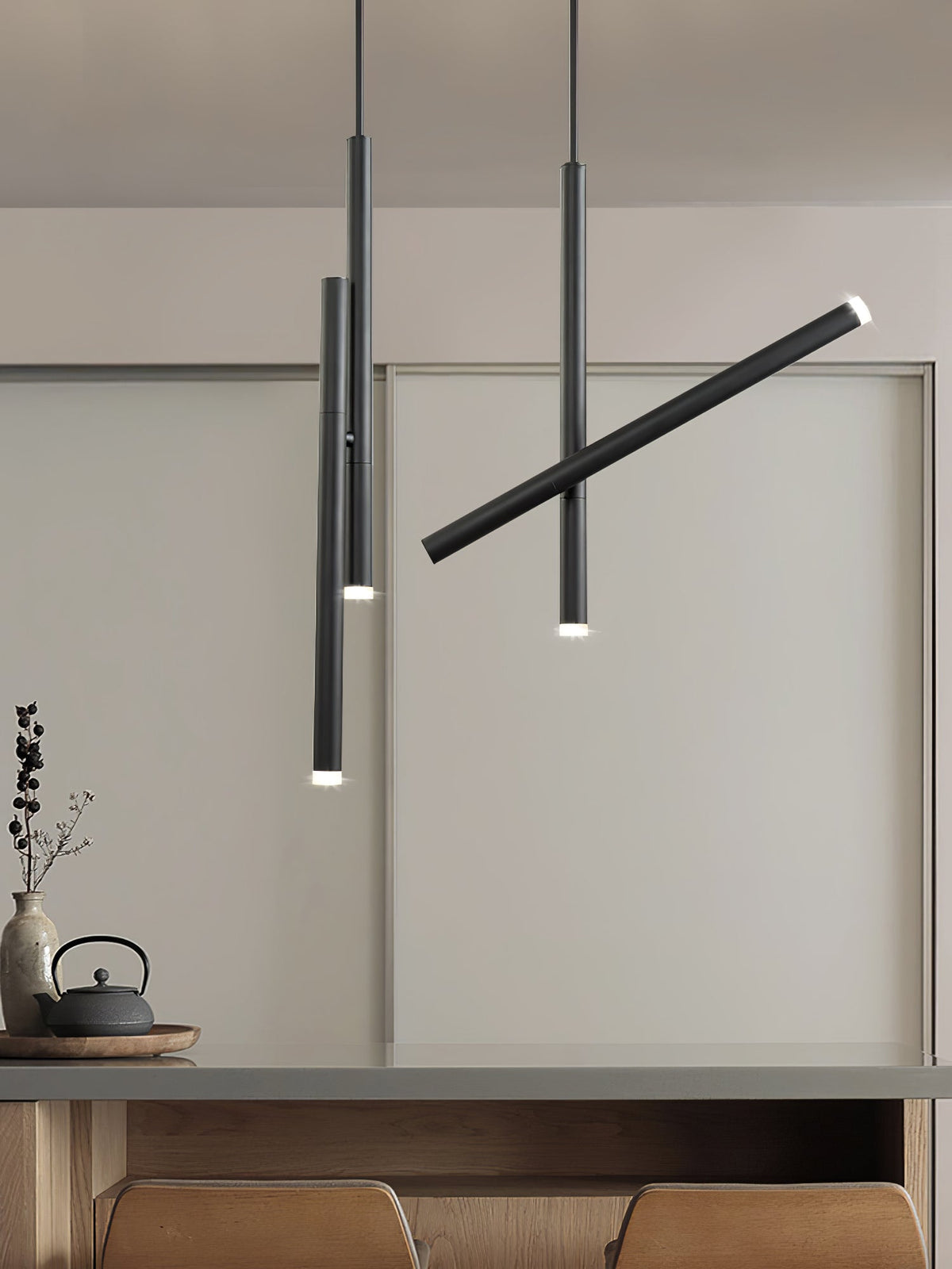 Imogen lámpara colgante lineal minimalista