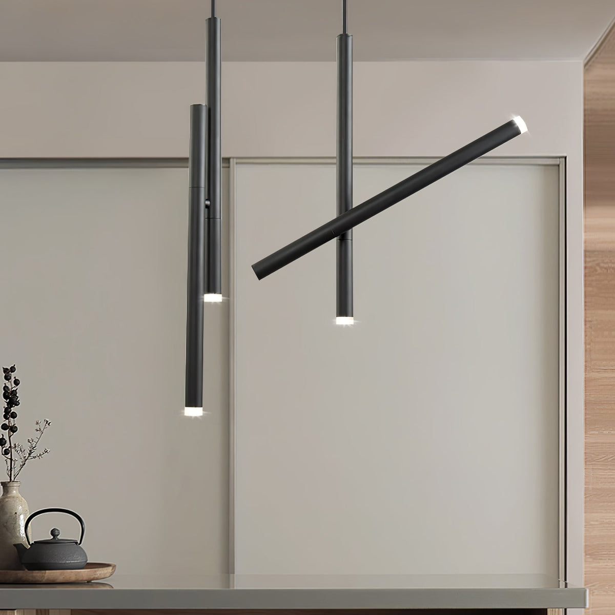 Imogen lámpara colgante lineal minimalista