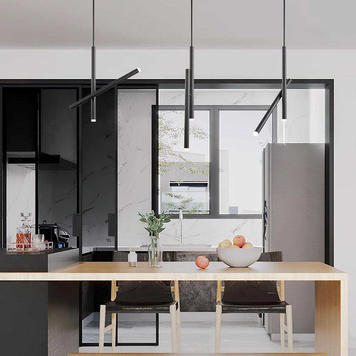 Imogen lámpara colgante lineal minimalista