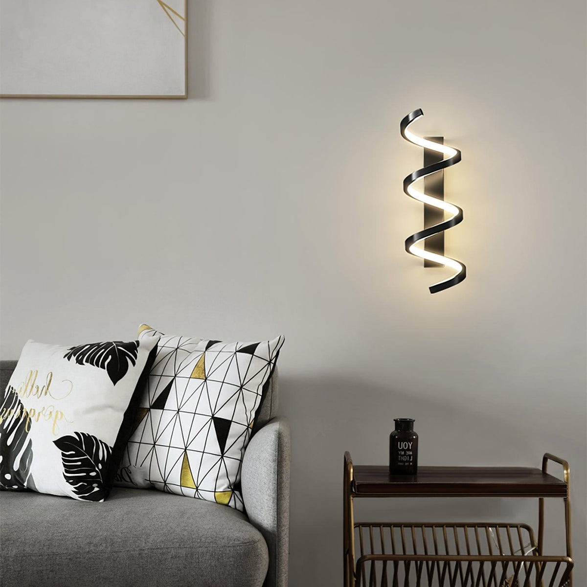 Asilion nórdico aplique de pared Art Spiral