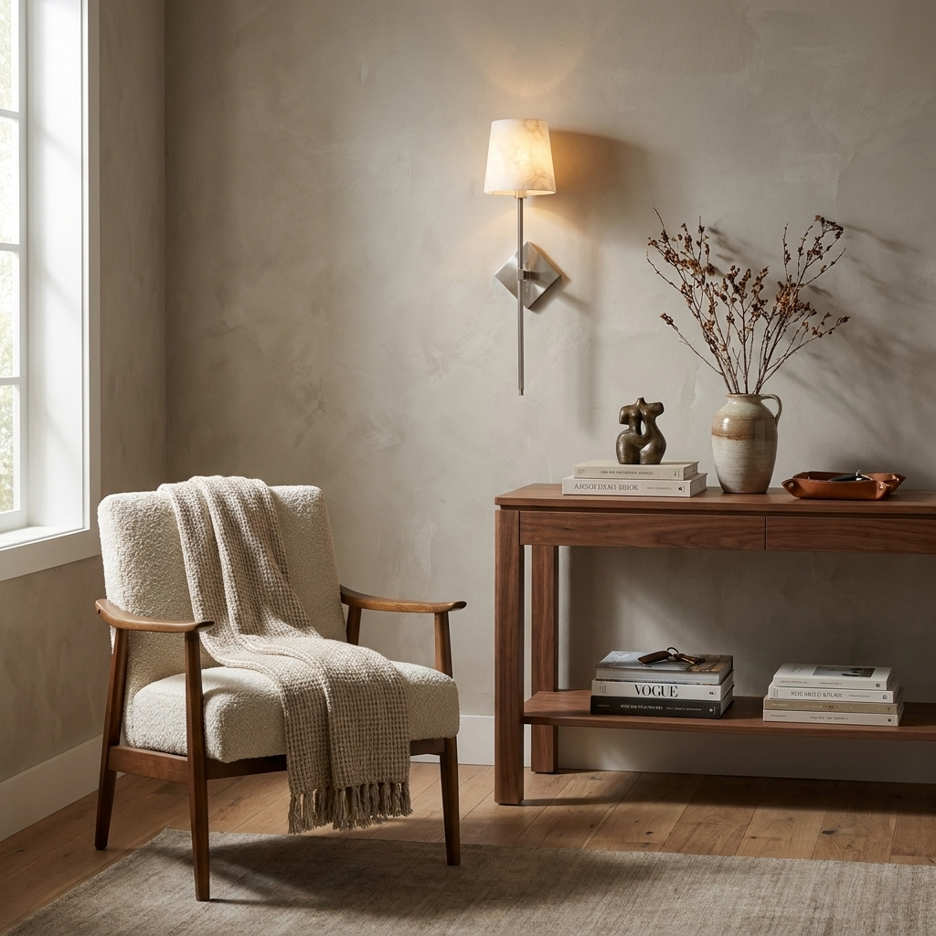 Davenwick Aplique de pared de alabastro