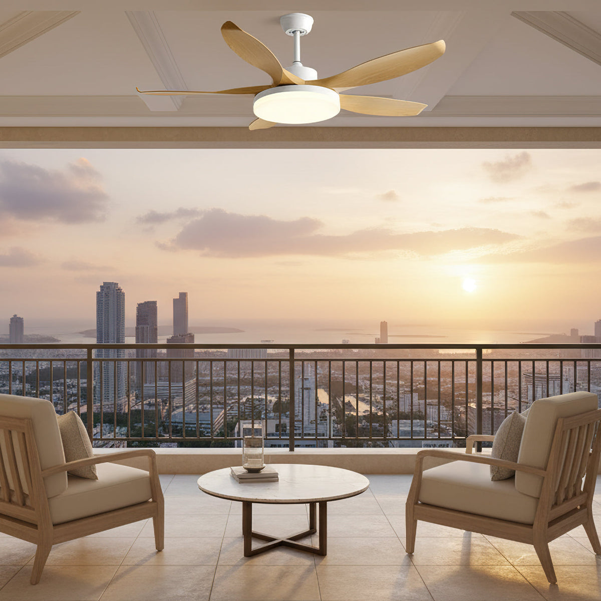 Liororeria ventilador de techo con luz