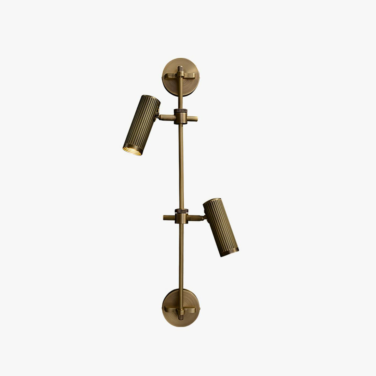 Kirixel aplique de pared industrial de latón