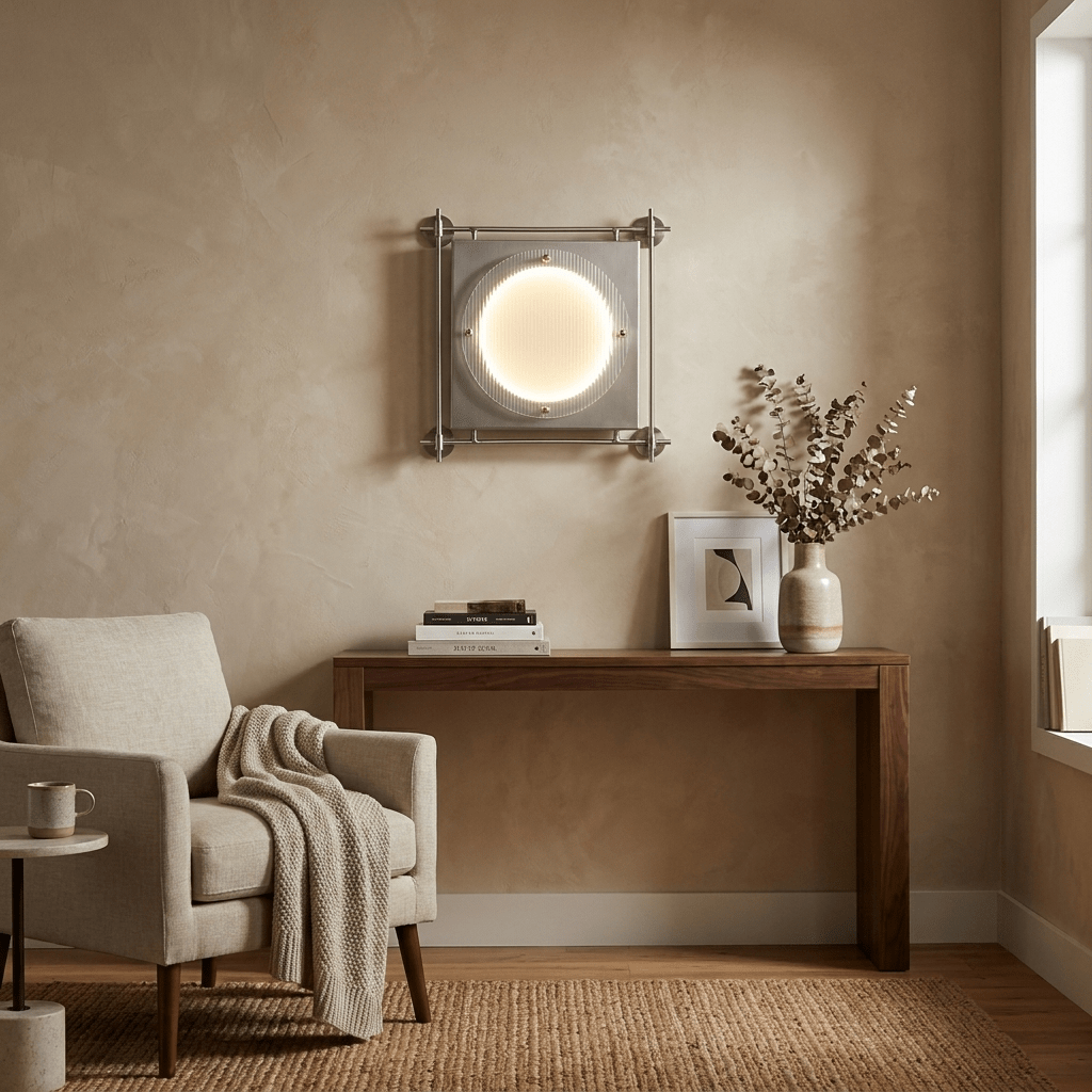 Aplique de pared de marco cuadrado LED