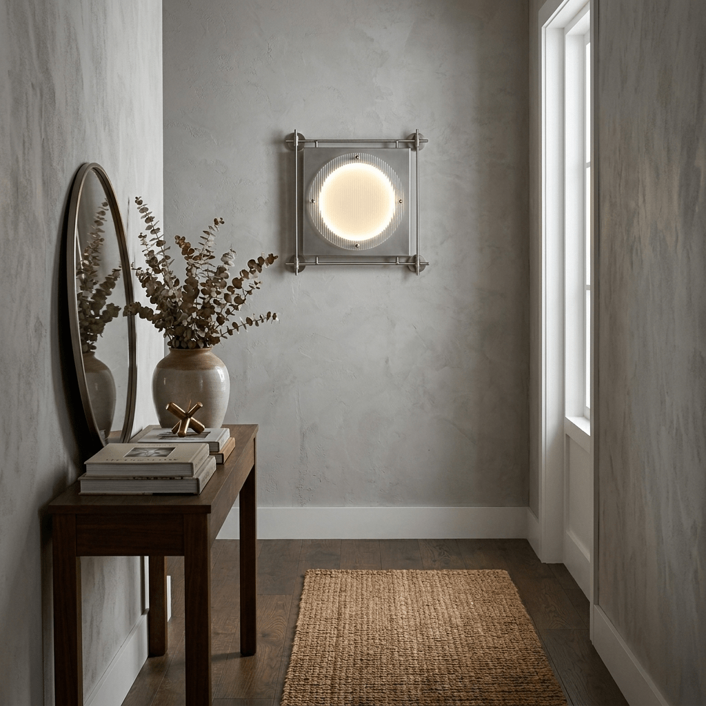 Aplique de pared de marco cuadrado LED