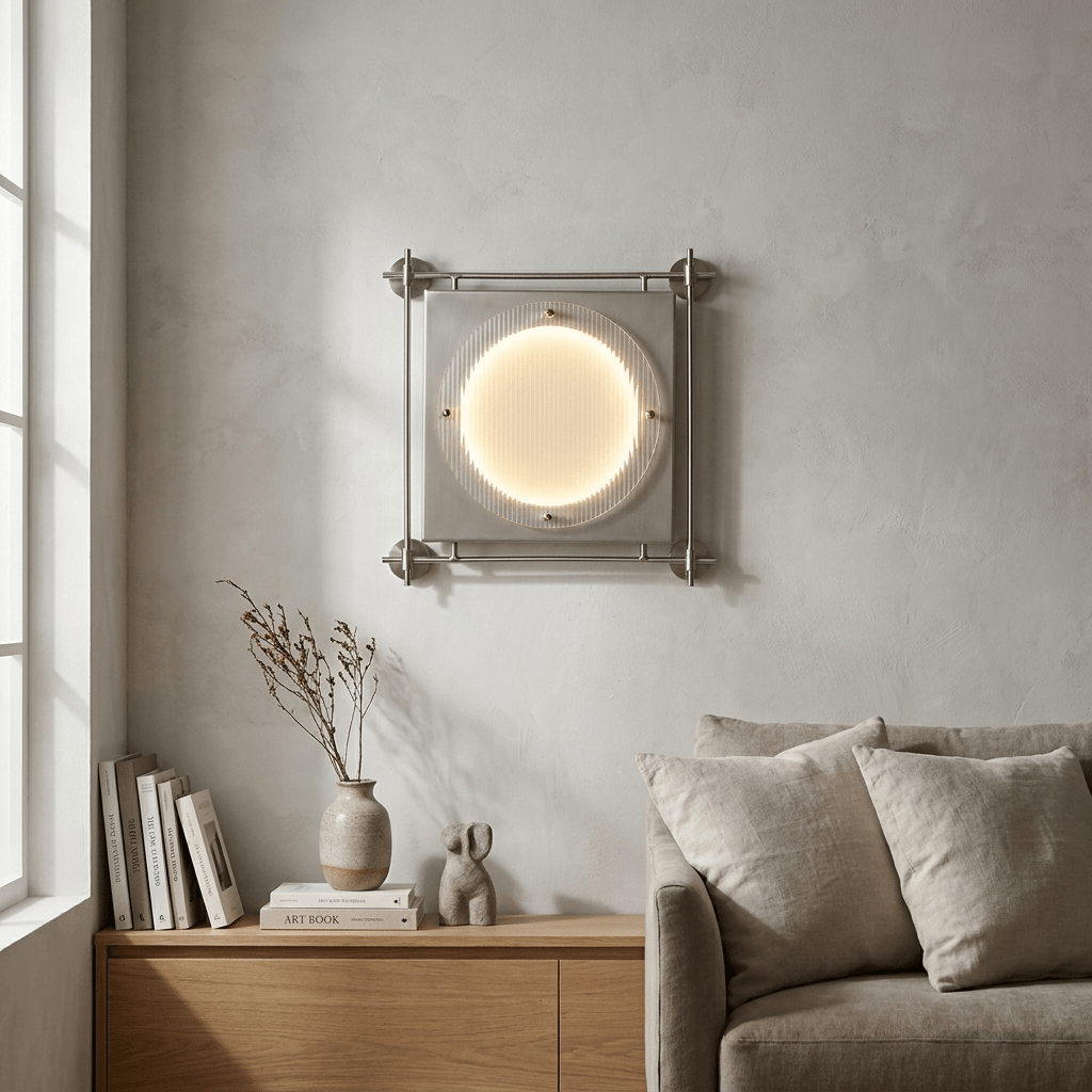 Aplique de pared de marco cuadrado LED