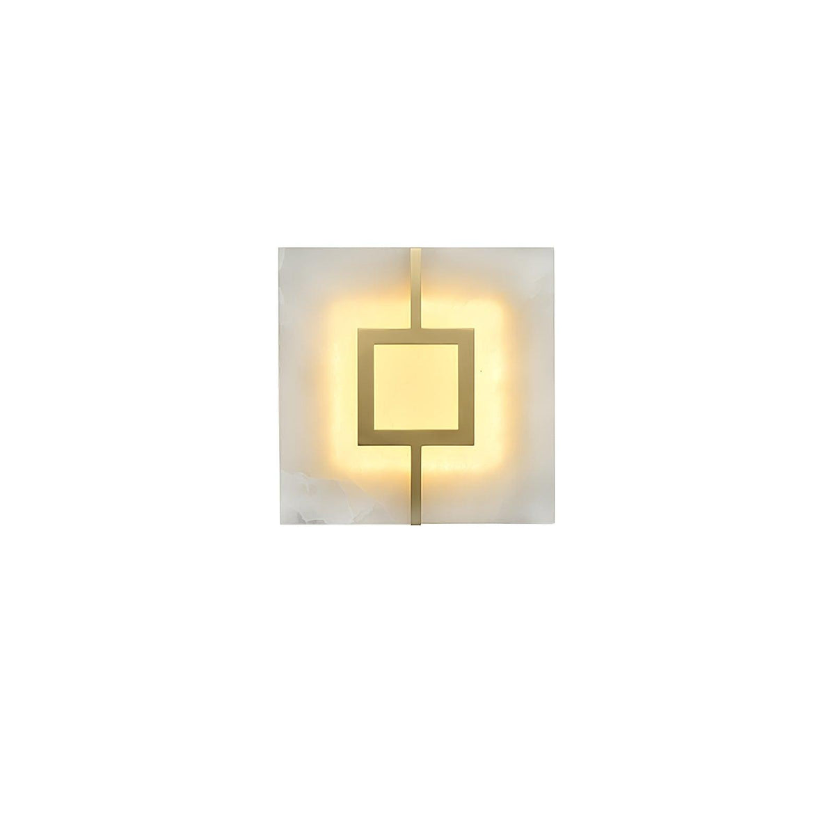 Alvelor aplique de pared geométrico de alabastro