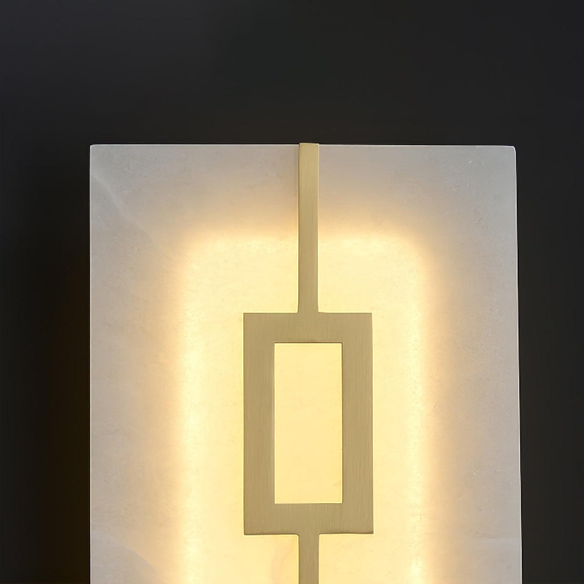 Alvelor aplique de pared geométrico de alabastro