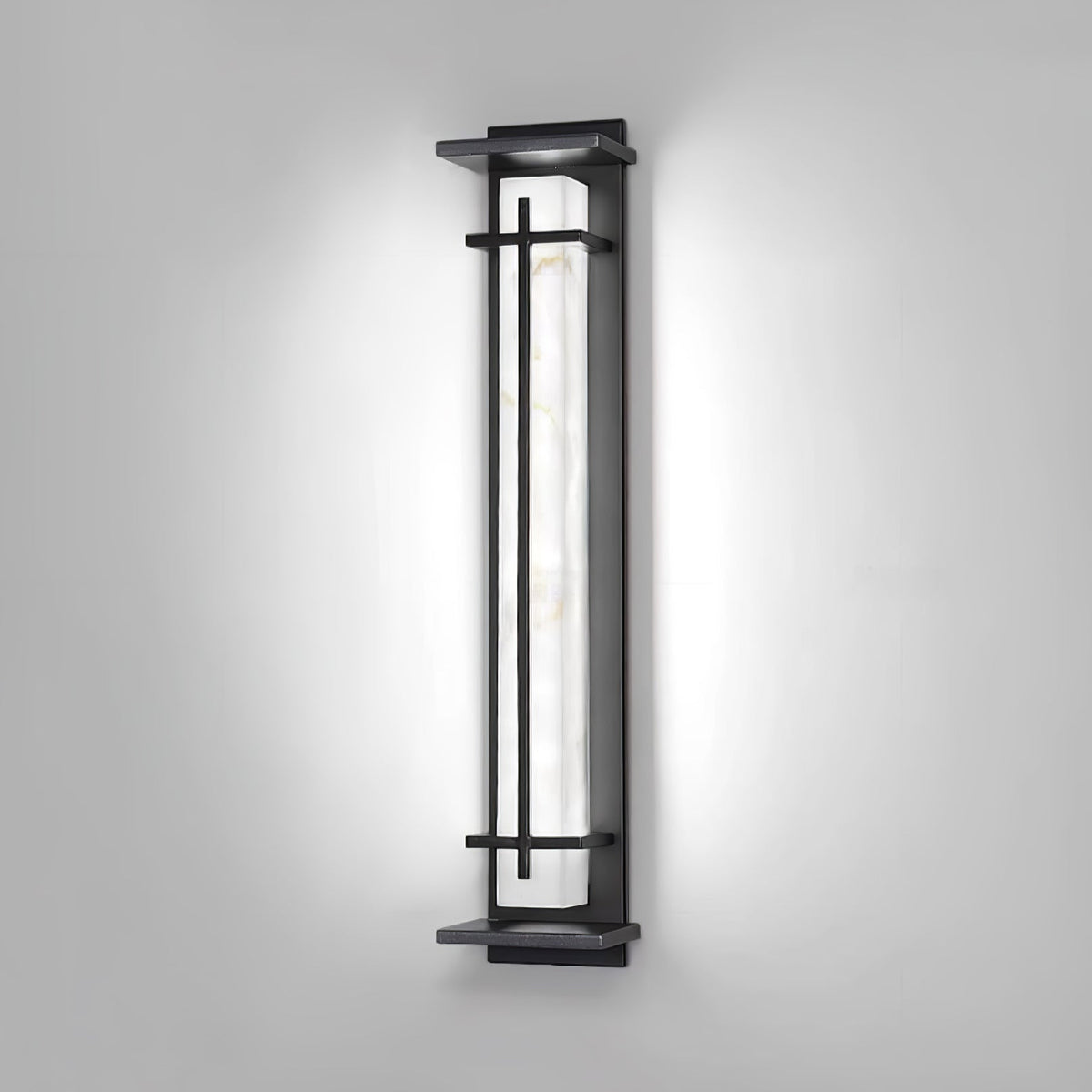 Marcell aplique de pared cuadrado alabastro