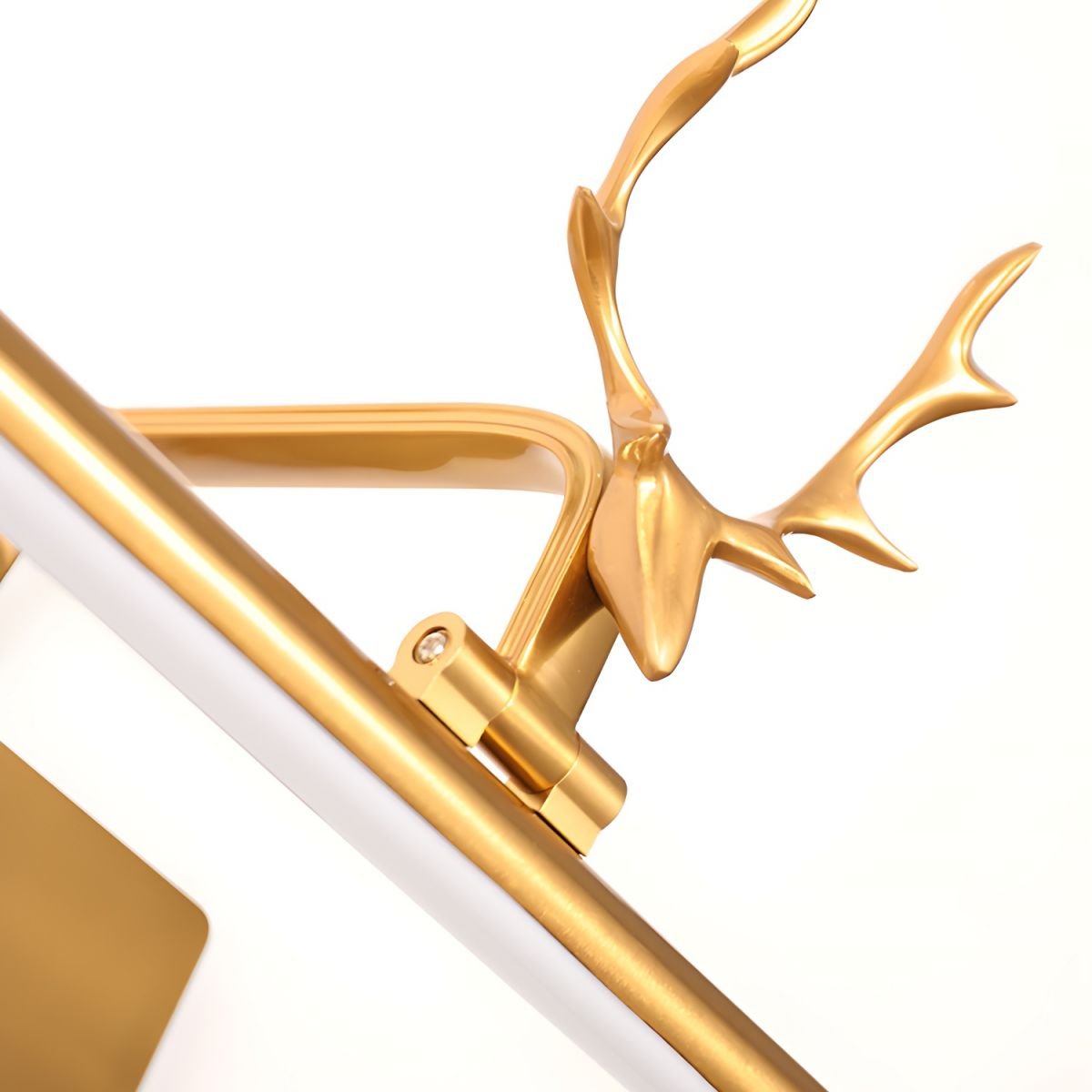 Stag aplique de pared Horn con enchufe enchufable