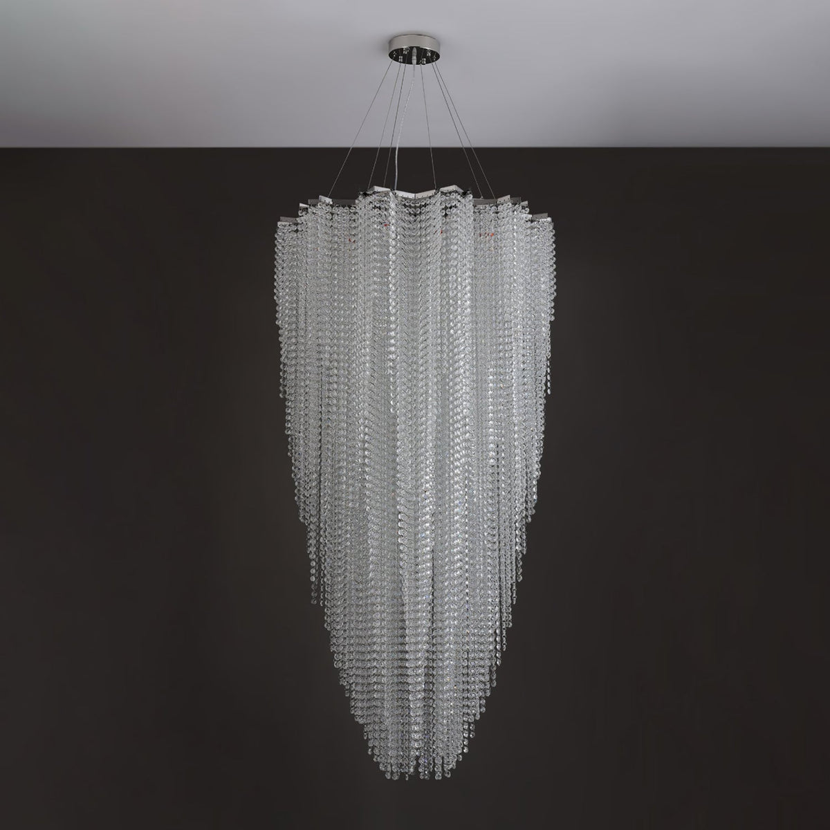Zashayra lámpara de araña de cristal columnar