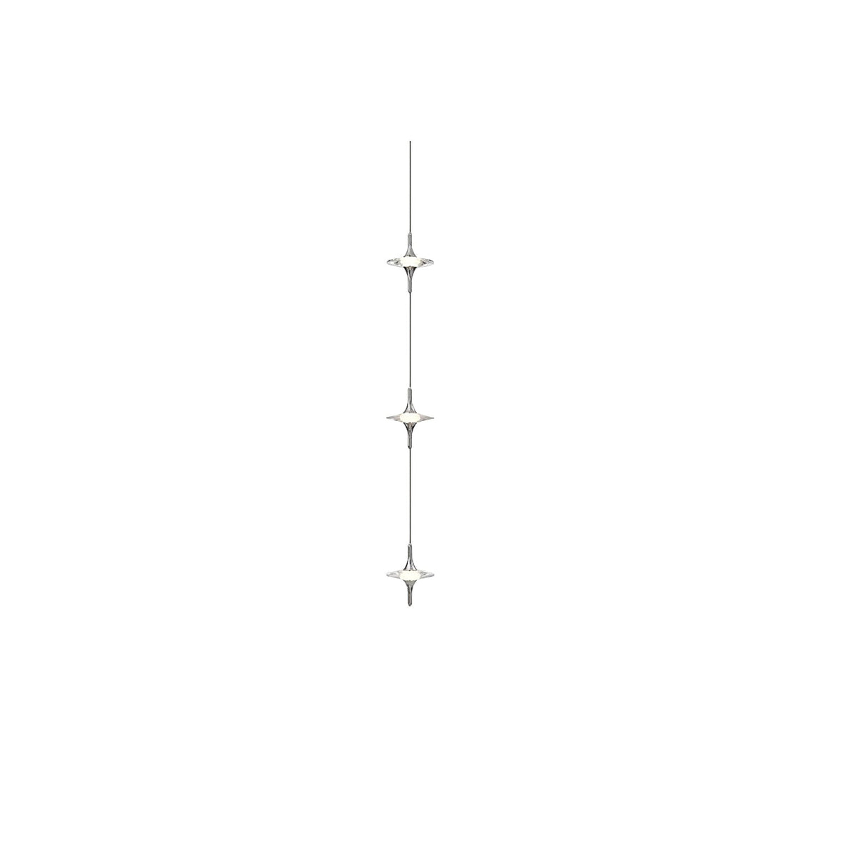 Varcienne lámpara de araña Starfall Escalera