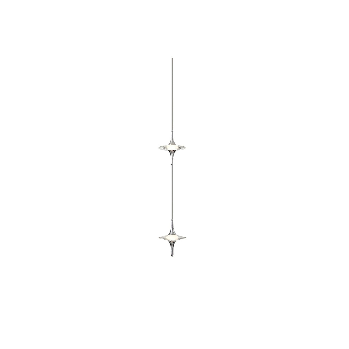Varcienne lámpara de araña Starfall Escalera