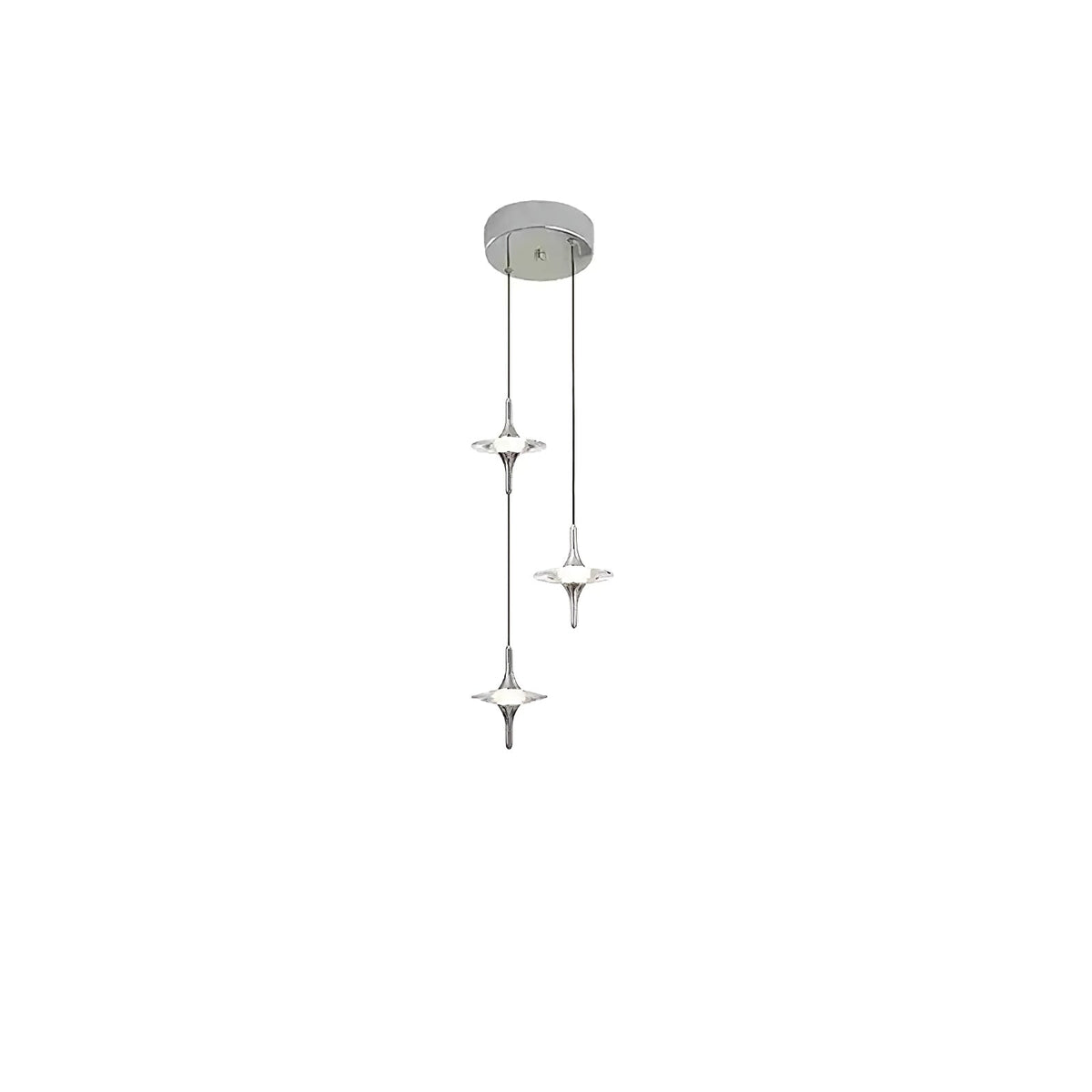 Varcienne lámpara de araña Starfall Escalera