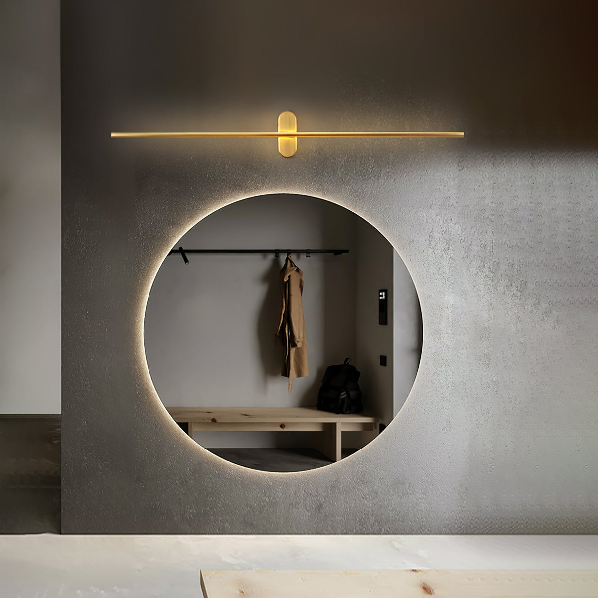 Vrysl aplique de pared con enchufe minimalista enchufable