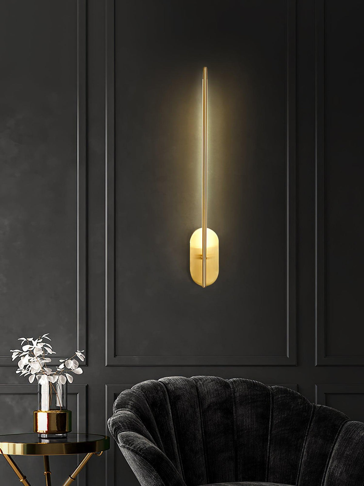 Vrysl aplique de pared con enchufe minimalista enchufable
