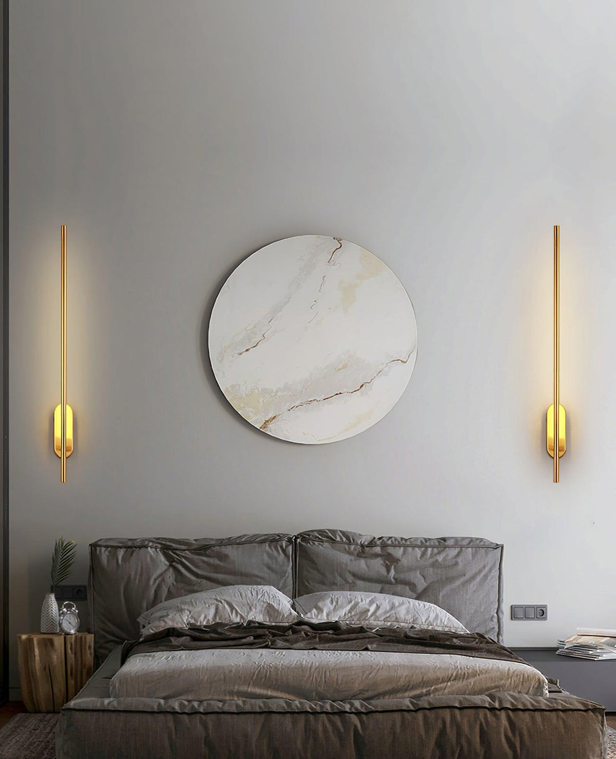 Vrysl aplique de pared con enchufe minimalista enchufable