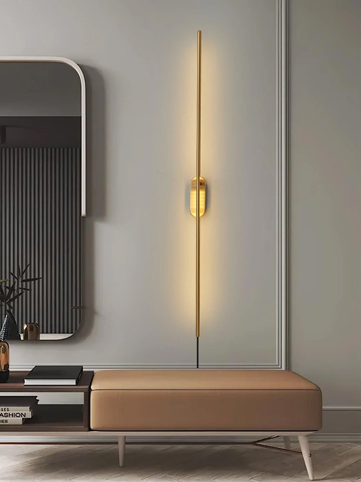 Vrysl aplique de pared con enchufe minimalista enchufable