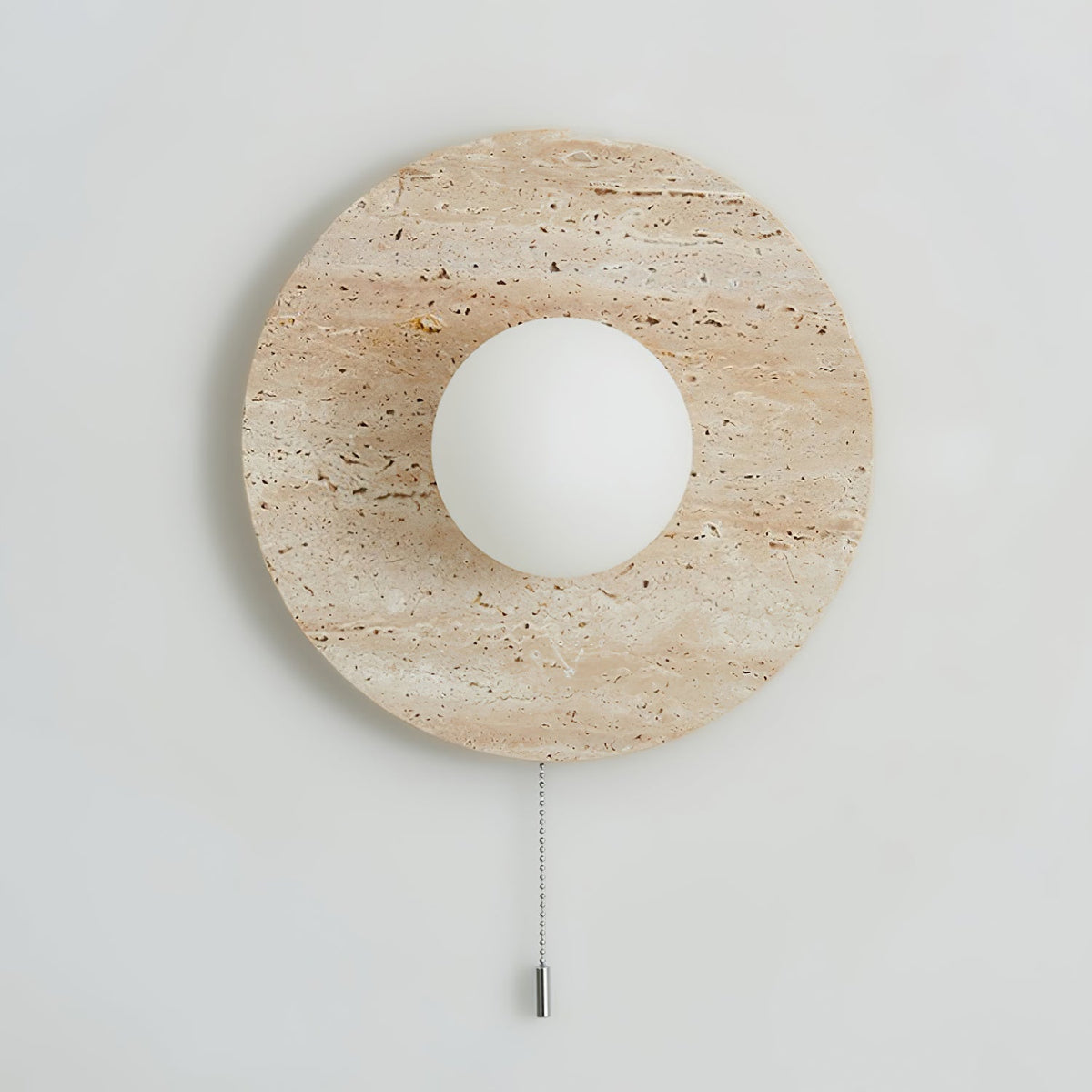 Tavik Bowl-Frame travertino aplique de pared
