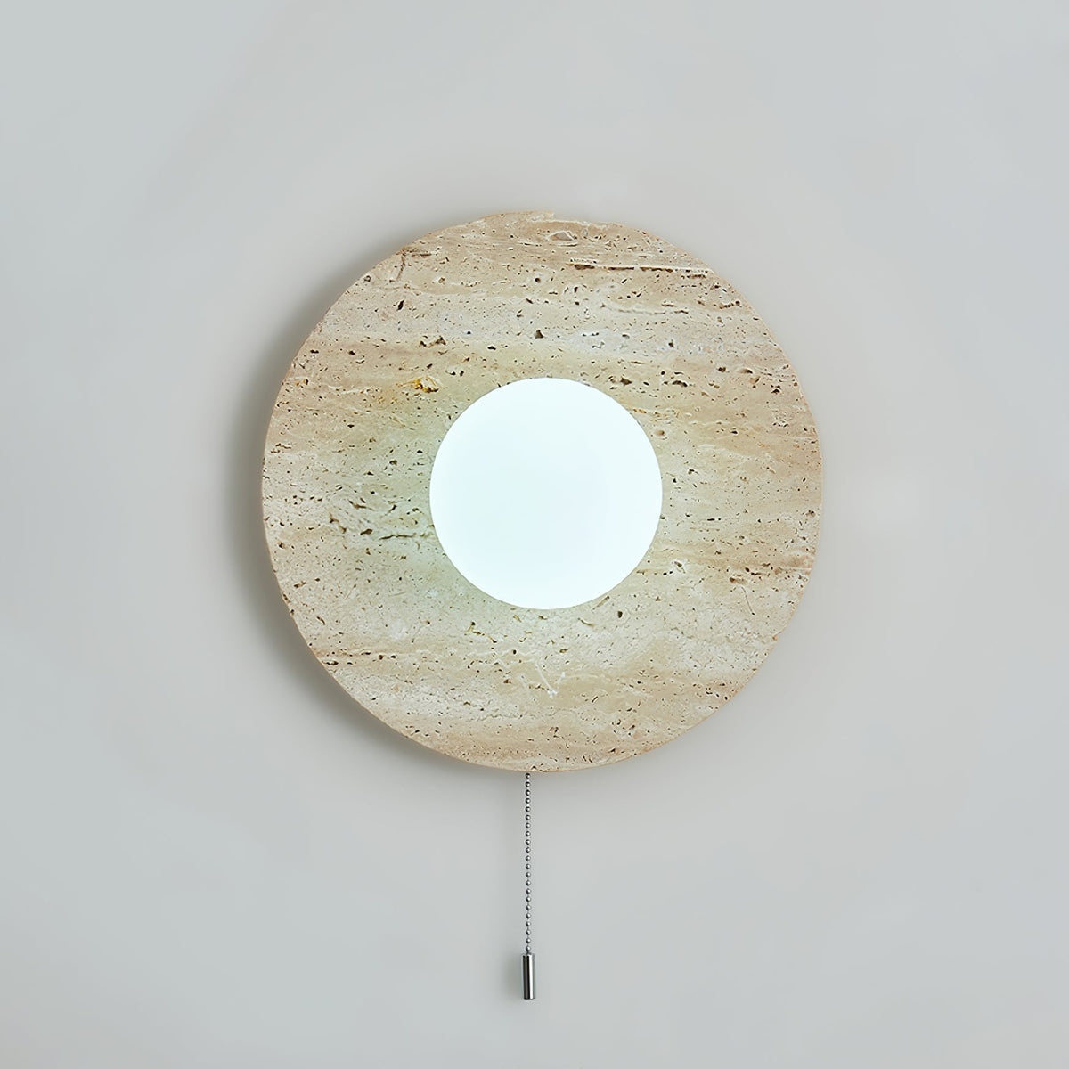 Tavik Bowl-Frame travertino aplique de pared