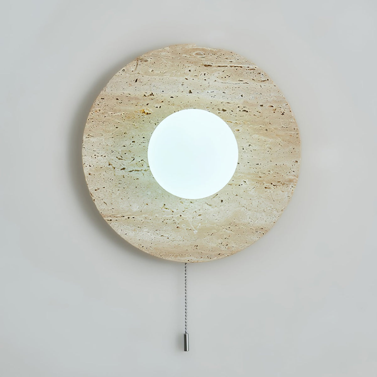 Tavik Bowl-Frame travertino aplique de pared