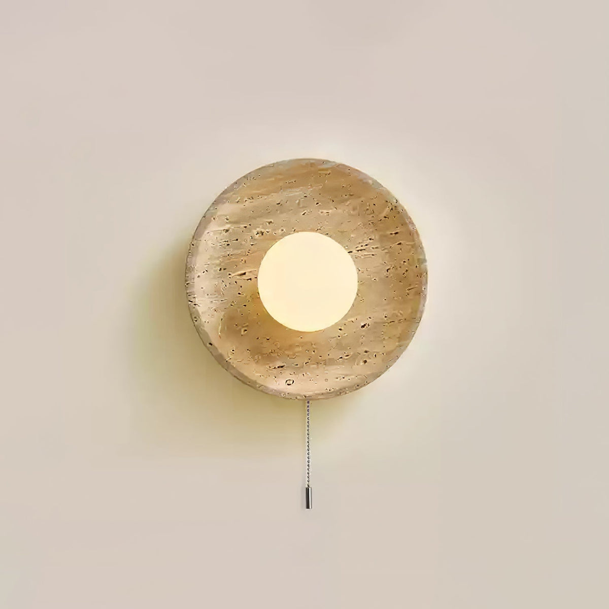 Tavik Bowl-Frame travertino aplique de pared