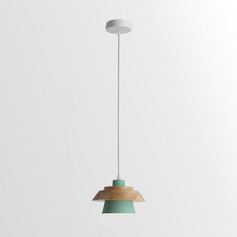 Morrowe lámpara colgante Stone de madera