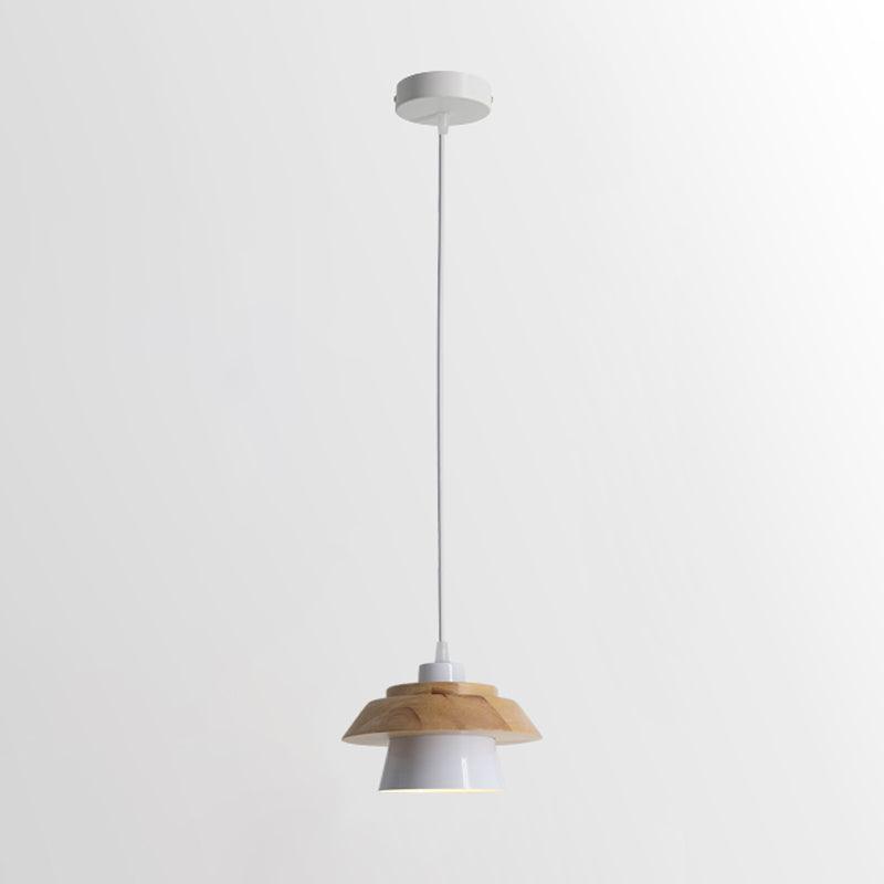 Morrowe lámpara colgante Stone de madera