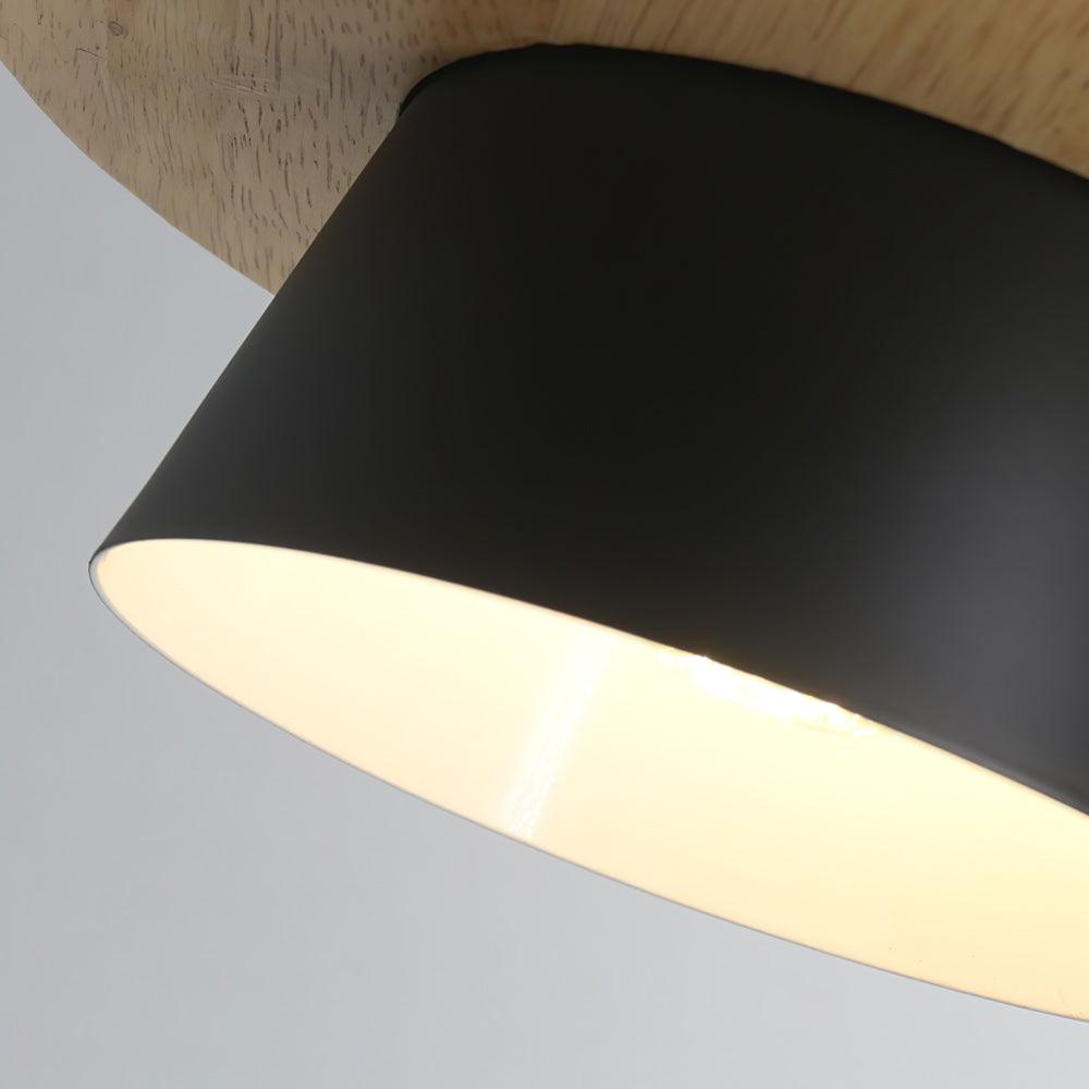 Morrowe lámpara colgante Stone de madera
